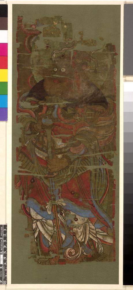 图片[1]-banner; painting; 幡(Chinese); 繪畫(Chinese) BM-1919-0101-0.137.+-China Archive